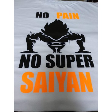 Camiseta "No pain, no super...
